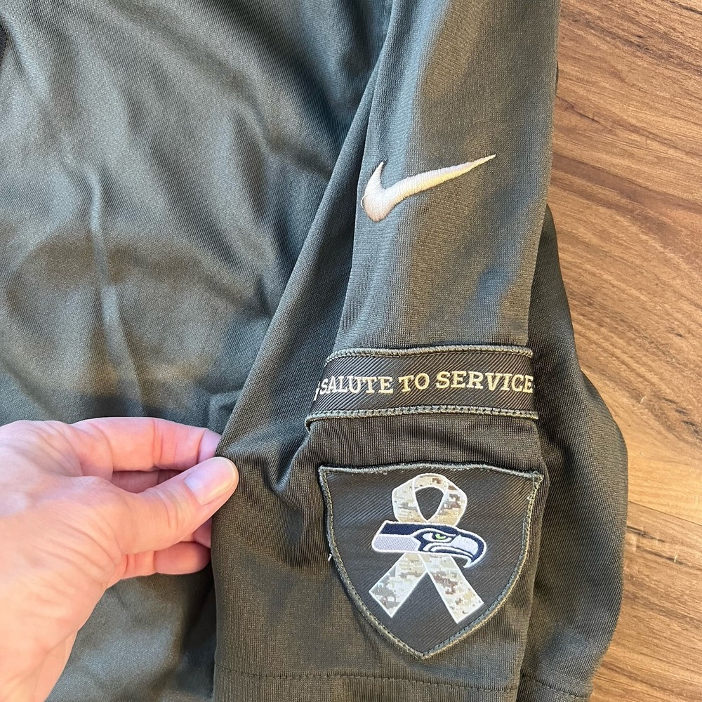NFL Seattle Seahawks Russell Wilson Mens Nike Salute to Service Jersey Sz XXL - Picture 7 of 9